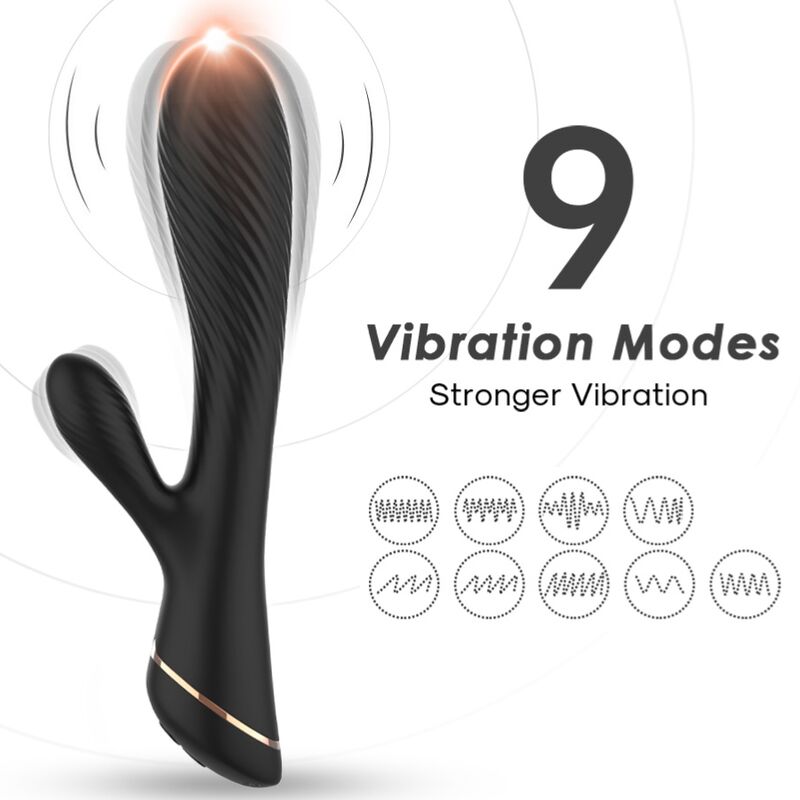 VIBRADOR COELHO SILICONE PRETO