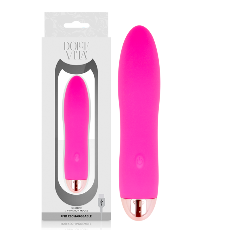 VIBRADOR RECARREGÁVEL QUATRO PINK 7 VELOCIDADES