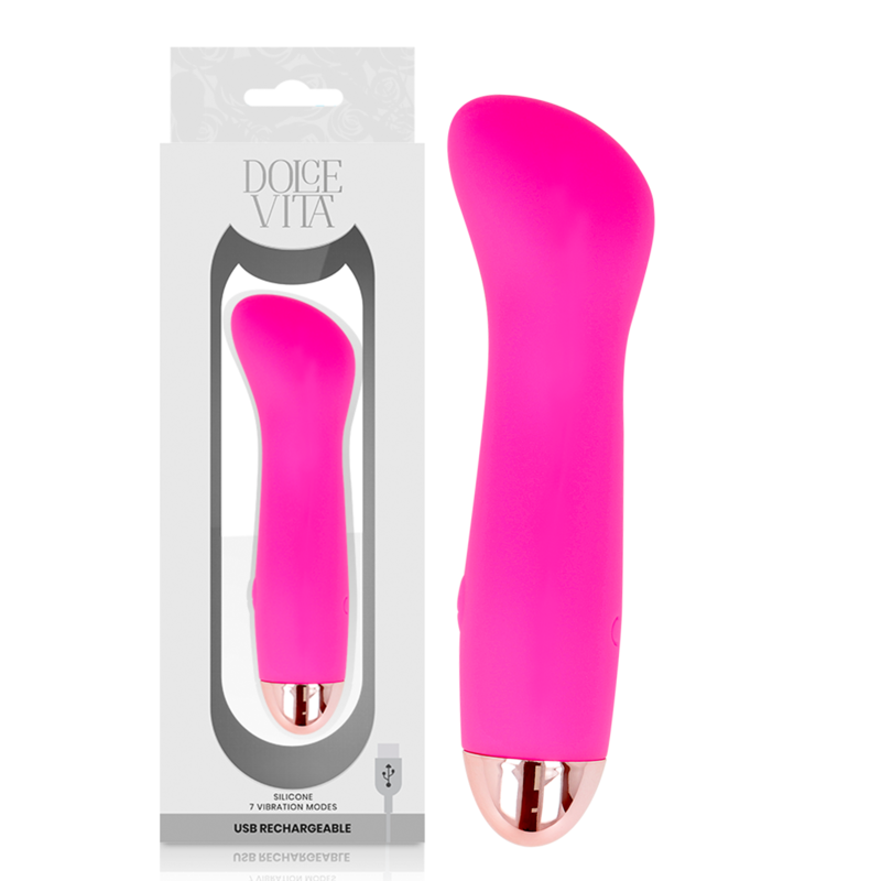 VIBRADOR RECARGABLE ONE ROSA 7 VELOCIDADES