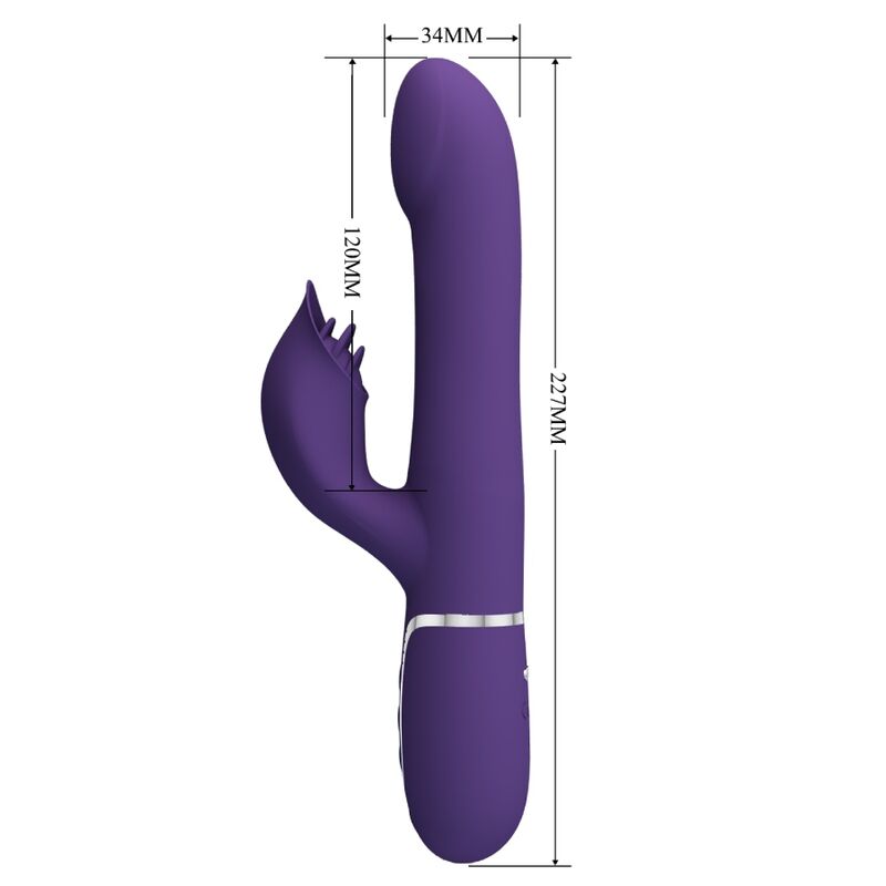 ZALIN VIBRADOR RABBIT PERLAS 4 8