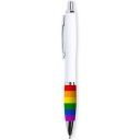 BOLIGRAFO BLANCO BANDERA LGBT