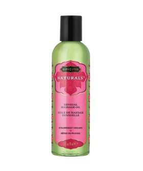 STRAWBERRY DREAMS Aceite de masaje vegano, 5 aromas, textura sedosa, natural