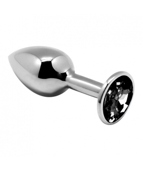 PLUG METAL GRANDE Plug anal metálico con joya, elegante, seguro y estimulante