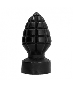 ALL BLACK 14 BUTTPLUG Plug anale tutto nero 14cm