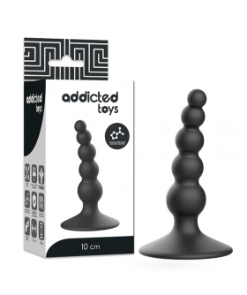 ADDICTED PLUG ANAL BOLITAS Juguete anal para principiantes, silicona médica supersuave