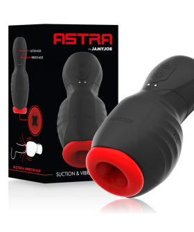 ASTRA Masturbador masculino innovador con vibración y succión