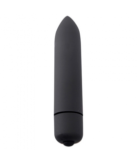 BALA VIBRATÓRIA BULLET PRETA Bala vibradora impermeable, suave, compacta y potente