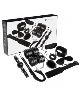 SERIE BLACK Kit BDSM seguro, innovador y completo con 11 piezas únicas