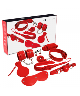 SERIE RED Kit bdsm para explorar el placer con accesorios