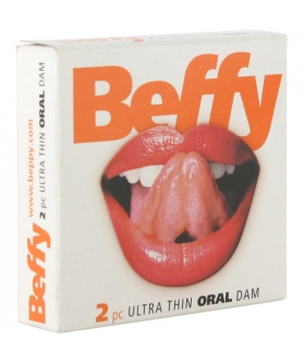 BEFFY Preservativo ultrafino de látex para sexo oral seguro