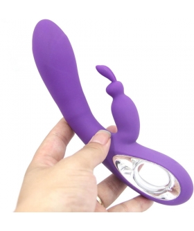 BELLA VIBRADOR RABBIT PULL RIN Vibrador elegante, recargable e impermeable con 9 modos