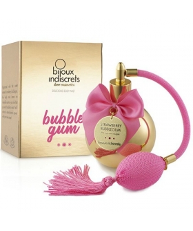 BIJOUX BUBBLE GUM Bruma corporal sin alcohol, aroma a chicle, vegana, sensual