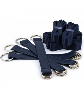 TIE DOWN STRAPS Alças bondage couturetie - azul