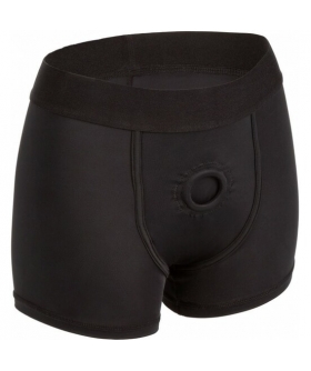 BOUNDLESS BOXER BRIEF L/XL Arnés discreto y cómodo con soporte y acceso para juguetes