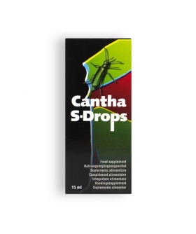 CANTHA S-DROPS Afrodisíaco concentrado para mais prazer sexual