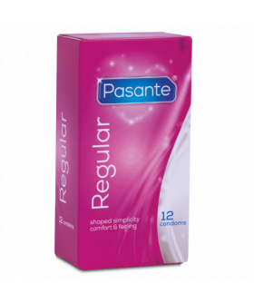 GAMA  SENSATION Condones pasante regular: sensación natural y cómoda