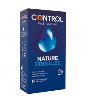 CONTROL XTRA LUBE Preservativos lubricados de látex natural para mayor placer