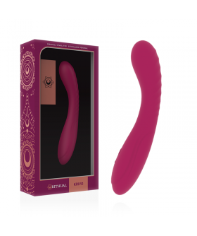 KRIYA Vibrador de silicona médica ergonómico, recargable