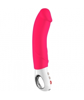 BIG BOSS ROSA Vibrador ergonómico realista, sumergible, 6 velocidades