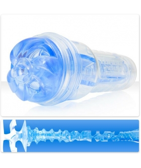 TURBO THRUST BLUE ICE Masturbador fleshlight con forma interna de vagina