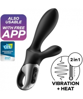 SATISFYER HEAT CLIMAX Vibrador heat climax com função app g-spot, p-spot e perineum cal