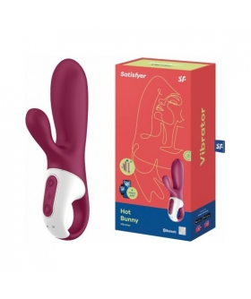 SATISFYER HOT BUNNY Vibrador hot bunny com efeito de calor bunny app satisfyer connect