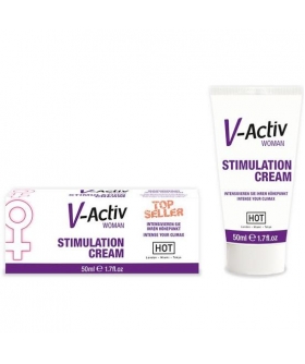 HOT V-ACTIV STIMULATION Creme estimulante feminina, revitaliza e aumenta o prazer