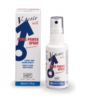 HOT V-ACTIVN CREAM Spray natural mejora erección y sensibilidad masculina