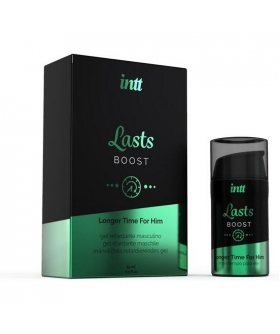 INTT LAST BOOST Gel retardante que prolonga a ereção e retarda a ejaculação