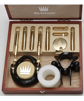 JES-EXTENDER GOLD Dispositivo de lujo para alargamiento del pene con oro 24K