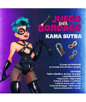 JUEGO DEL BONDAGE Juego sensual que incluye juguetes y actividades íntimas