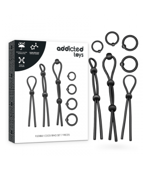 KIT Set d'anneaux en silicone pour le pénis