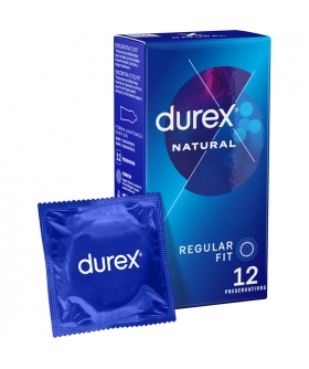 DUREX NATURAL Con forma easy-on más anchos y fáciles de poner