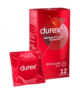 DUREX SENSITIVO SUAVE Preservativo ultra-fino y extra-lubricado para mayor placer