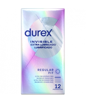 DUREX INVISIBLE Préservatifs avec plus de sensibilité et de lubrification