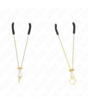 KINK GOLD Pinzas BDSM de calidad, ajustables, con variedad y estilo