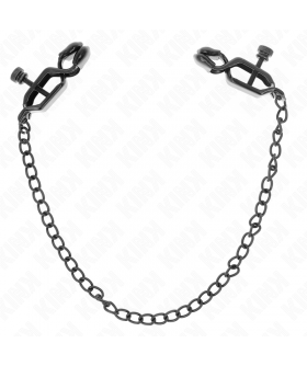 PINZAS PARA PEZONES PLANAS NEG Pinze kink: stimolazione bdsm sicura ed elegante