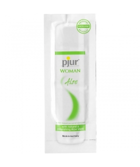 PJUR  WOMAN ALOE SINGLE Este es un lubricante monodosis con base acuosa