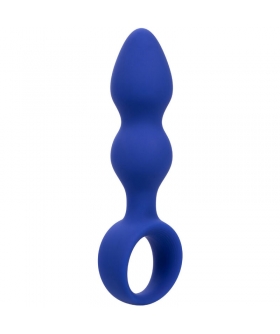 PLUG ANAL AVANZADO AZUL Sonda perlada flexível para estimulação anal avançada