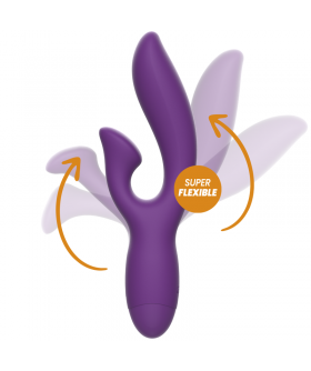 REWOFUN VIBRADOR FLEXIBLE CON  Vibromasseur pour une stimulation intense et profonde du clitoris