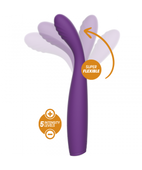 REWOSTIM Vibrador flexible y potente con múltiples modos