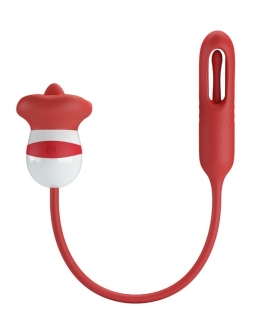 ALYSS MASTURBADOR BOCA ROJO Vibratore per il clitoride con doppia stimolazione efficace