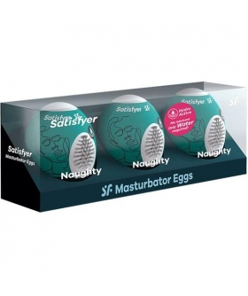 MASTURBATOR EGG SET Set de huevos masturbadores reutilizables, textura variada