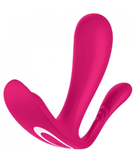 TOP SECRET + TRIPLE Vibrador estimulador de punto g y ano para las braguitas