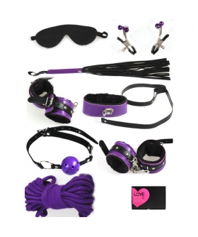 SENAT Set para juegos de bondage con tu pareja morado