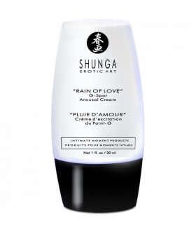 SHUNGA LLUVIA DE AMOR Crème pour stimuler le point g, intensifie les orgasmes féminins.