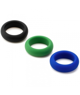 ANILLOS PENE DE SILICONA Set de bagues en silicone de je joue