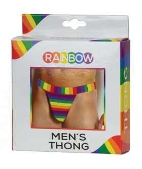 TANGA ARCOIRIS Tanga masculino con diseño colorido y atractivo