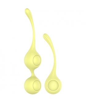 LEMON SQUEEZE Insieme di palle kegel gialle lemon squeeze