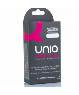 UNIQ LADY Preservativos femeninos para protección y placer